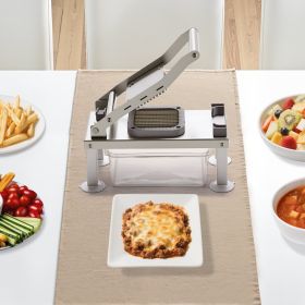 Vegetable Chopper Mandoline Slicer All-in-1 Food Veggie Cutter 8 Blades (Option: silver)