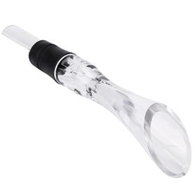 Wine Aerator Pourer Spout Decanter Spout Attachable In-Bottle Wine Drip Stopper (Option: Transparent)